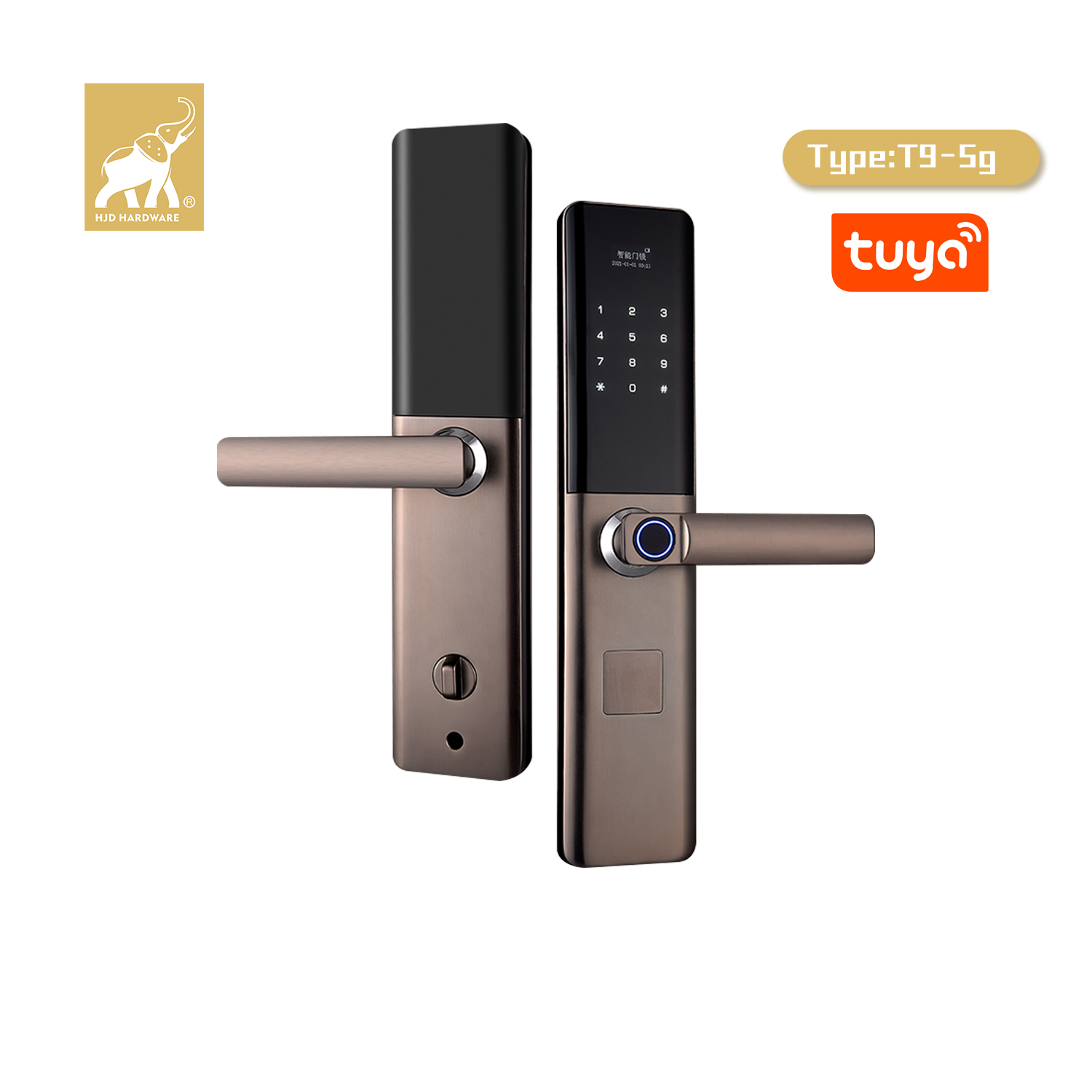 T9-5G Semi-automatic smart lock